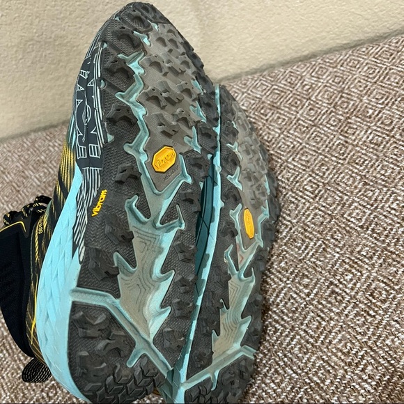 Hoka One One Womens Speedgoat Mid 2 GTX 1106533 Blue Running Shoes Sz 11 Outdoor - Picture 8 of 10